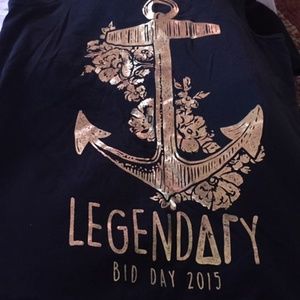 Black Delta Gamma Tank Top